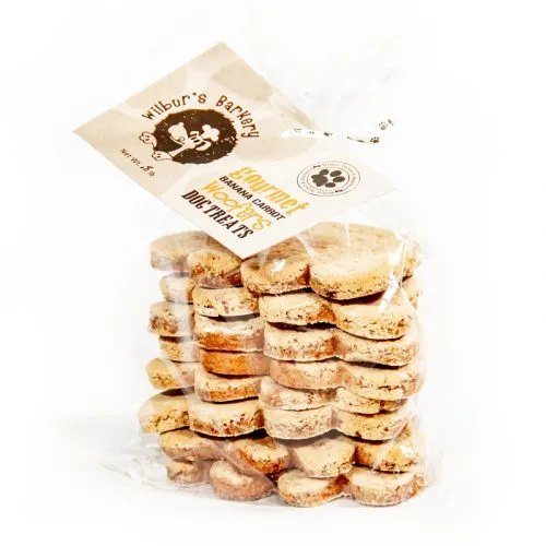 Banana Carrot Paw 8-stack — All-Natural Dog Treat