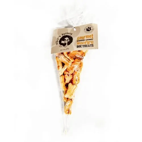 Banana Carrot Mini Dog Biscuits — All-Natural Dog Treat