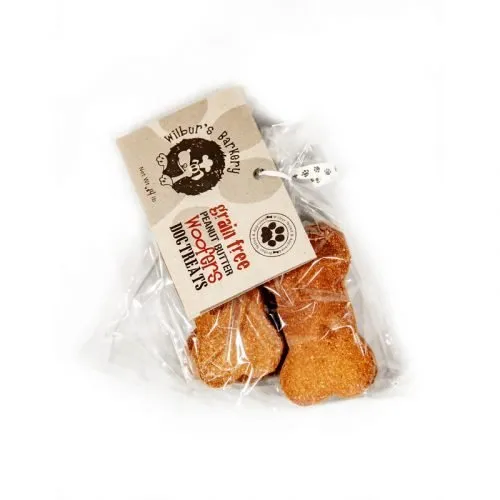 Grain Free Peanut Butter Medium Woofers — All-Natural Dog Treat