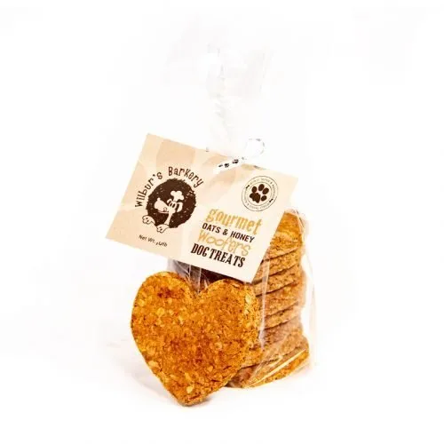 Oats and Honey Heart 8-stack — All-Natural Dog Treat