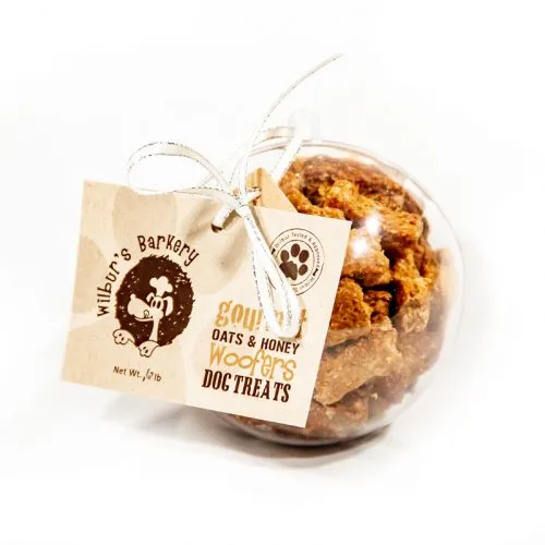 Oat & Honey Mini Woofer Christmas Ball — All-Natural Dog Treat