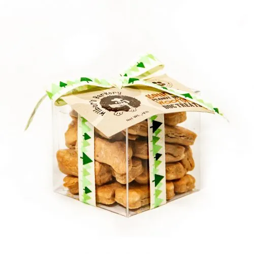 Peanut Butter Small Dog Biscuit Gift Box — All-Natural Dog Treat
